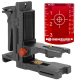 Uchwyt wielofunkcyjny GT-100 do laserów 1/4" + adapter do profili + Tarcza czerwona laserowa z magnesem (do laserów z CZERWONĄ wiąz.)