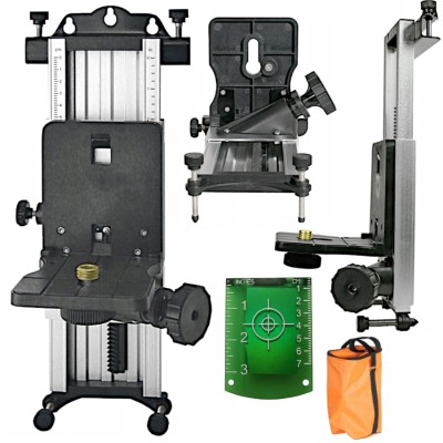 GEO-FENNEL WH1 Uchwyt ścienny 5/8" do niwelatorów laserowych + tarcza zielona