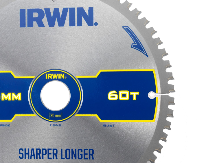 IRWIN 1897429 Tarcza do drewna 254mm x 30 x 60z Construction