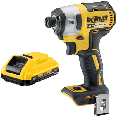DEWALT DCF887N Zakrętarka udarowa 1/4" 18V 205Nm + akumulator 3.0Ah
