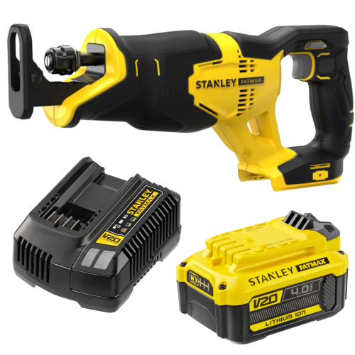 STANLEY SFMCS300B Piła szablasta 18V V20 + aku 2Ah + ładowarka