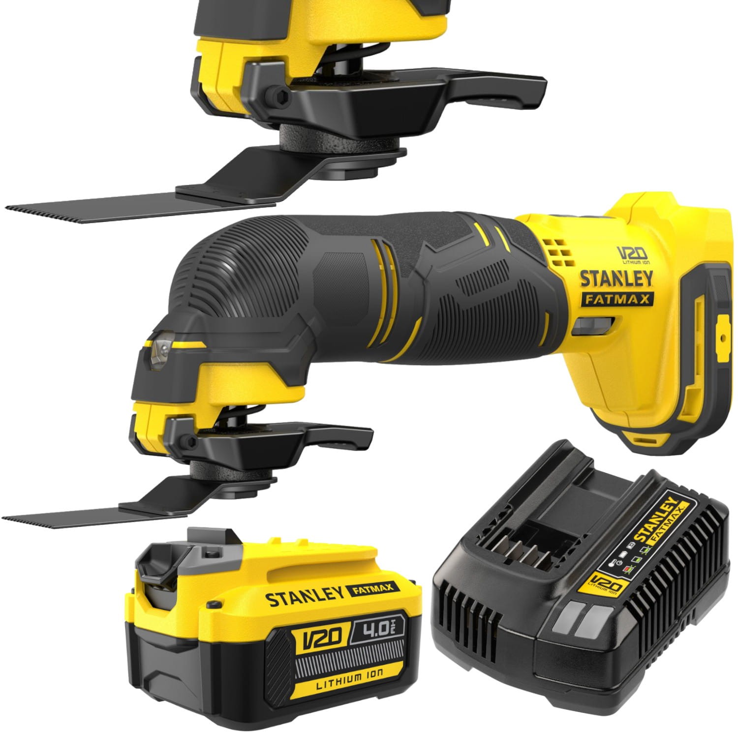 STANLEY SFMCE500B Urządzenie wielofunkcyjne 18V V20 + aku 4Ah + ładowarka