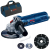 BOSCH GWS 9-125 S Szlifierka kątowa 125mm 900W + tarcza multi + torba