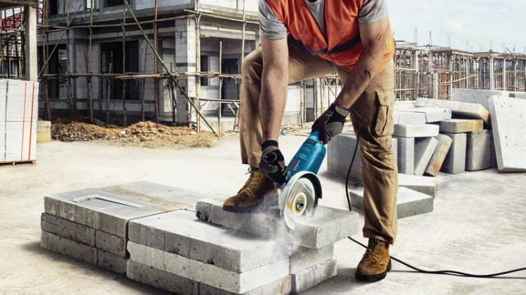 BOSCH GWS 2200 szlifierka kątowa 230mm 2200W zastosowanie