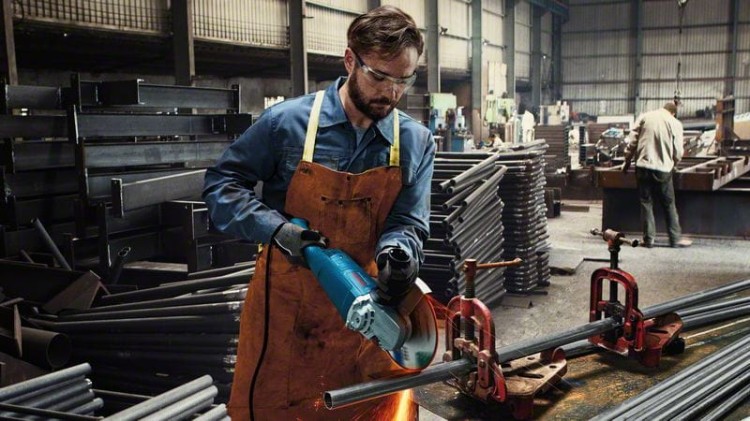 BOSCH GWS 2200 szlifierka kątowa 230mm 2200W zastosowanie