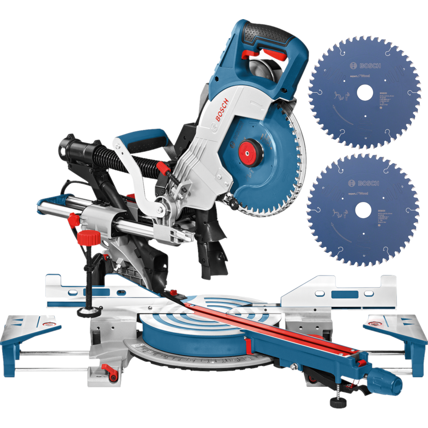 BOSCH GCM 8 SDE ukośnica 216mm 1600W + Tarcza pilarska do drewna Expert for Wood 216 x 30 x 2.4mm 48z1)