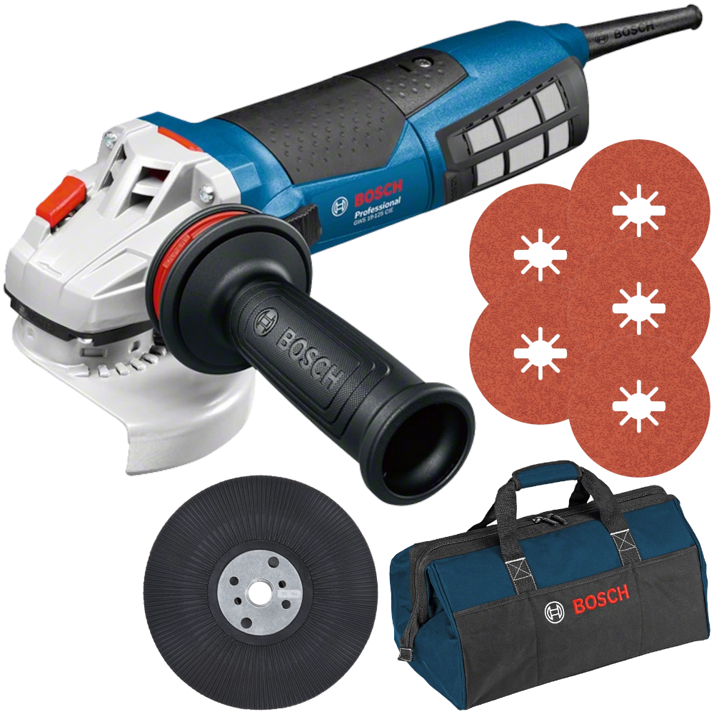 BOSCH GWS 19-125 CIE Szlifierka kątowa 1900W 125mm + Torba