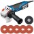 Bosch Szlifierka kątowa GWS 19-125 CIE + 5 tarcz X-lock