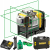 DEWALT DCE089D1G Laser krzyżowy akumulatorowy 10,8V zielony + akcesoria