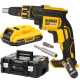 DEWALT Wkrętarka do płyt GK, DCF620NT 18V + walizka TSTAK + DCB183 AKU 2 Ah