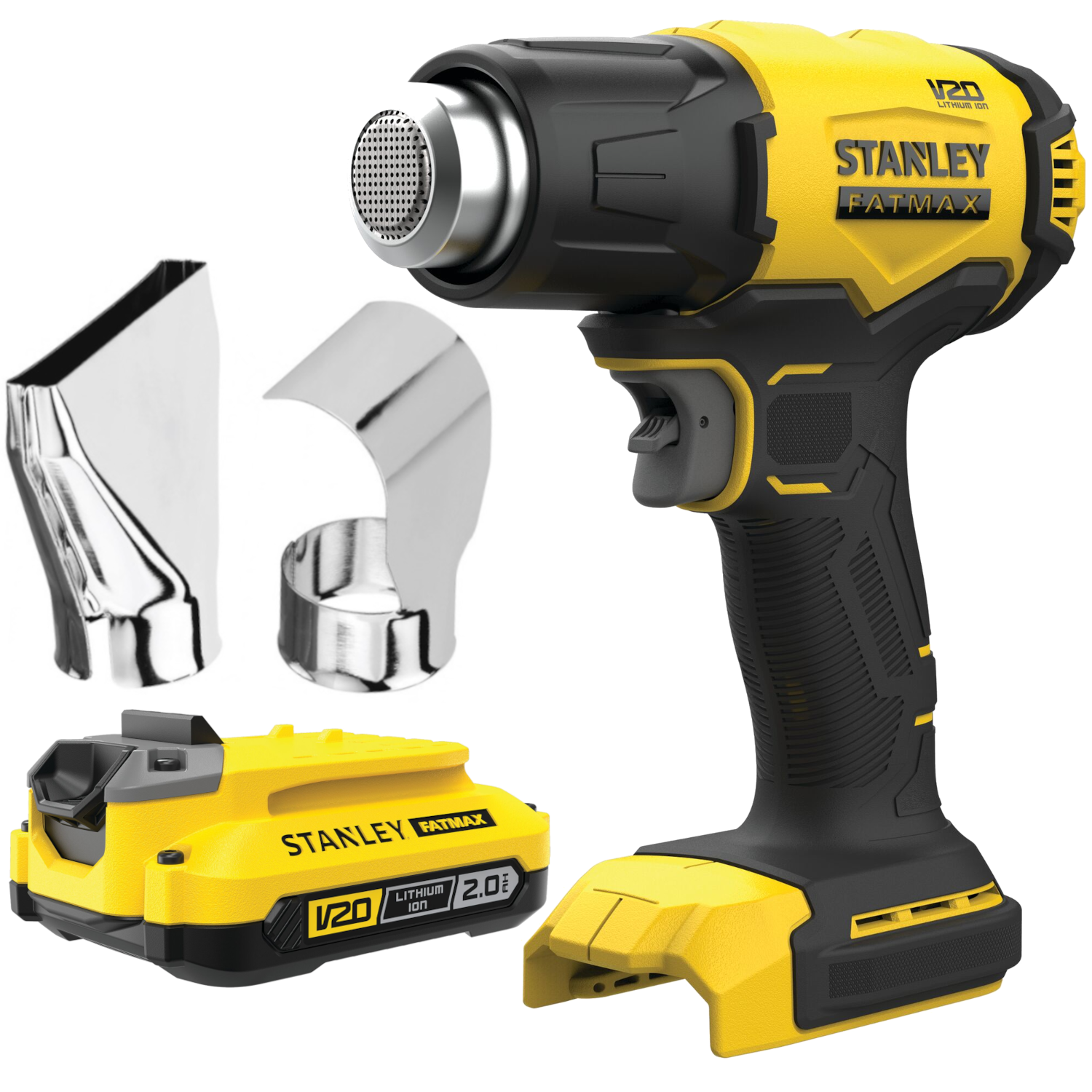 STANLEY FATMAX SFMCE530B Opalarka akum.V20 18V + SFMCB202 akumulator 2,0Ah Li-Ion 18V, V20