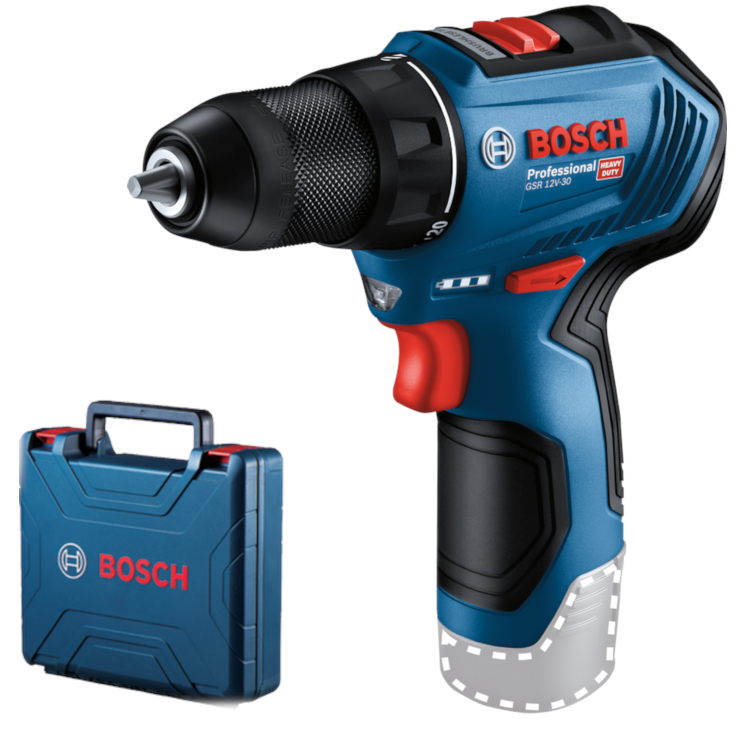 BOSCH GSR 12V-30 wkrętarka 12V [BODY] + walizka