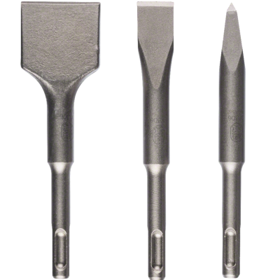 BOSCH 2608690180 Zestaw dłut krótkich do młotów SDS-Plus 3szt. do betonu