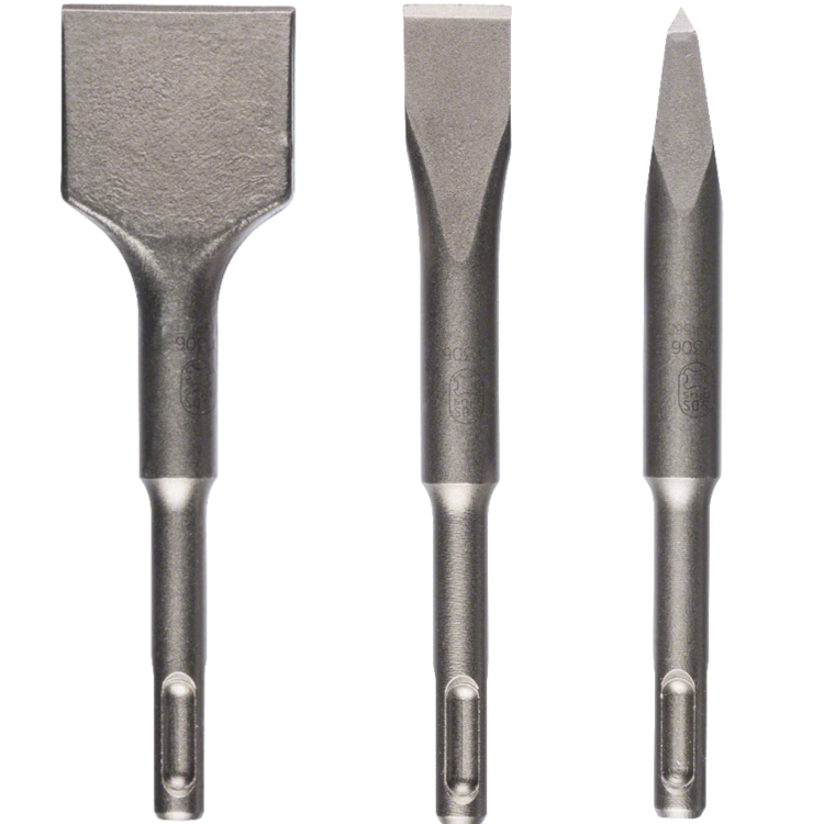 BOSCH 2608690180 Zestaw dłut krótkich do młotów SDS-Plus 3szt. do betonu
