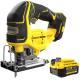 STANLEY SFMCS650B Wyrzynarka bezszczotkowa FATMAX V20 + SFMCB204 akumulator 4,0Ah Li-Ion 18V, FATMAX V20
