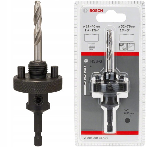 Adapter sześciokątny do wiertarko - wkrętarek obrotowych Bosch