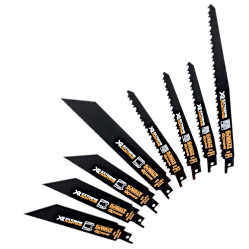 DEWALT DT99551 Zestaw brzeszczotów do pilarek szablastych XR Extreme Runtime - 8 szt. FlexVolt