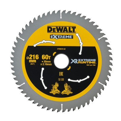 DEWALT DT99570 Tarcza do cięcia drewna 216x30mm