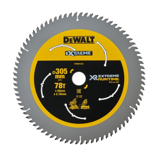 DEWALT Tarcza DT99576 do drewna 305x30mm 78z