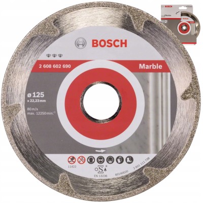 Bosch Diamentowa tarcza tnąca 125 x 22,23mm x 2,2 x 3 mm 2608602690