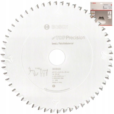 BOSCH Tarcza piła widiowa 210 54 Z MULTI MATERIAL 2608642096