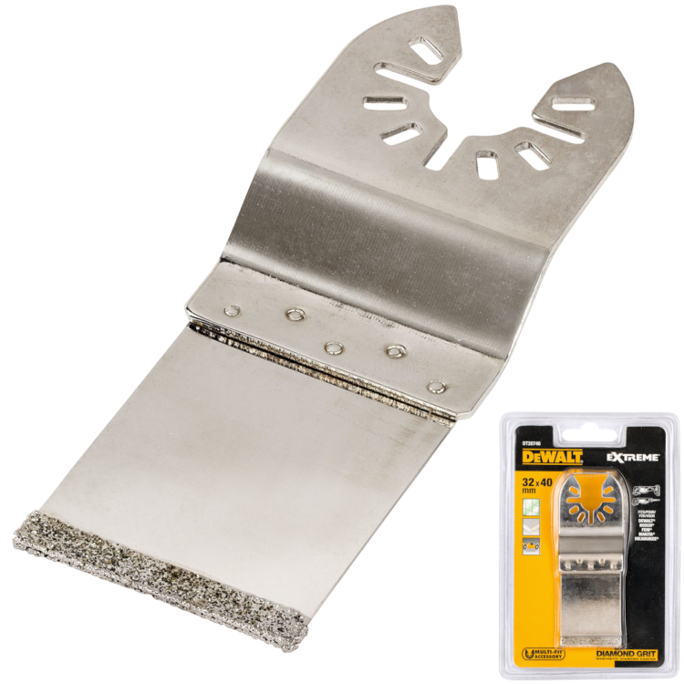 DEWALT DT20746 Brzeszczot diamentowy do cięcia równo z powierzchnią płytek i fug 32 x 40mm