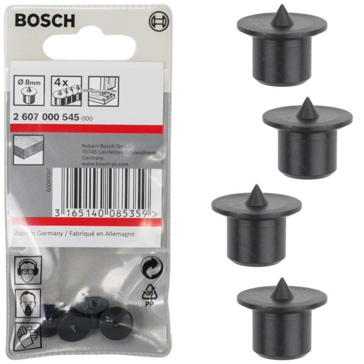 BOSCH Zestaw ustawiaczy do kołków 8mm 4szt.