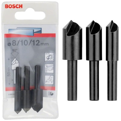 BOSCH Zestaw nawiertaków HSS 6-8mm 3szt.