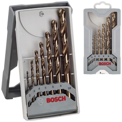 BOSCH 2608589296 Zestaw wierteł do metalu HSS Cobalt 2-10mm 7szt.