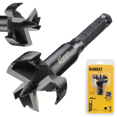 DEWALT DT4581 Samowiercące wiertło puszkowe SEDNIK do drewna 45mm