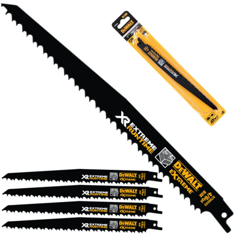 DEWALT DT99555 Zestaw brzeszczotów do pił szablastych 5szt