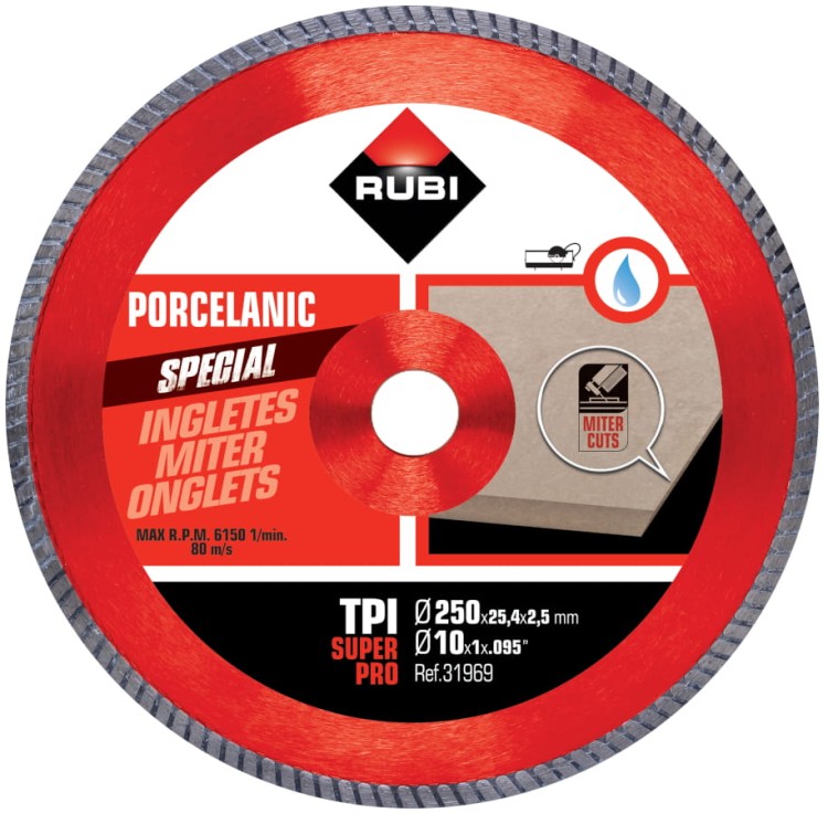 Rubi 31969Tarcza diamentowa TPI 250 SUPERPRO