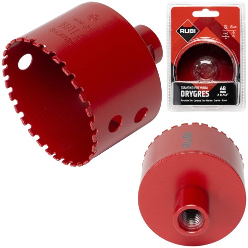 RUBI 06978 Wiertło diamentowe Drygres Premium 68mm M14