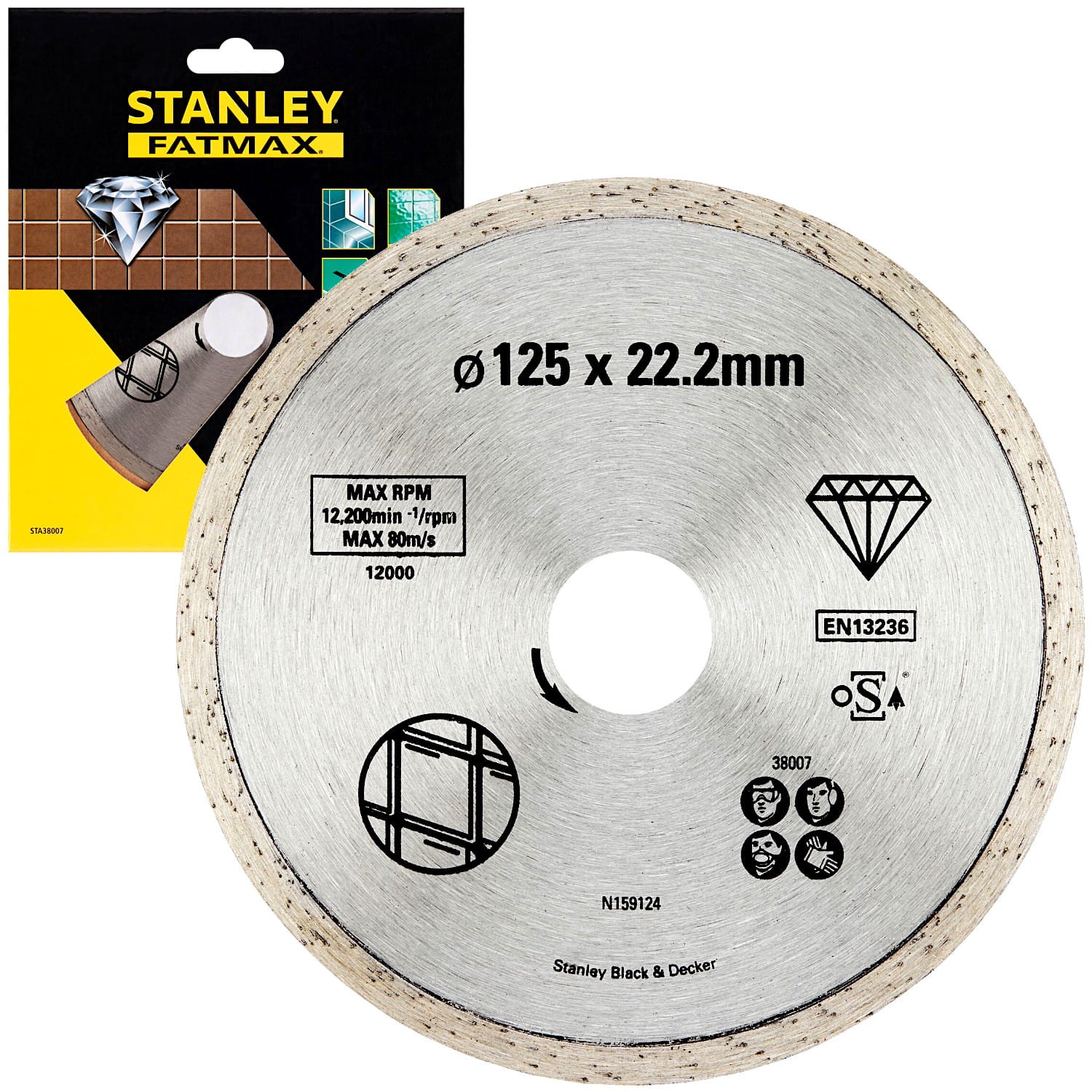 STANLEY STA38007 Tarcza diamentowa do płytek 125mm