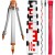 ATS-5 Statyw aluminiowy 97-165cm 5/8" do niwelatora + Łata 7m