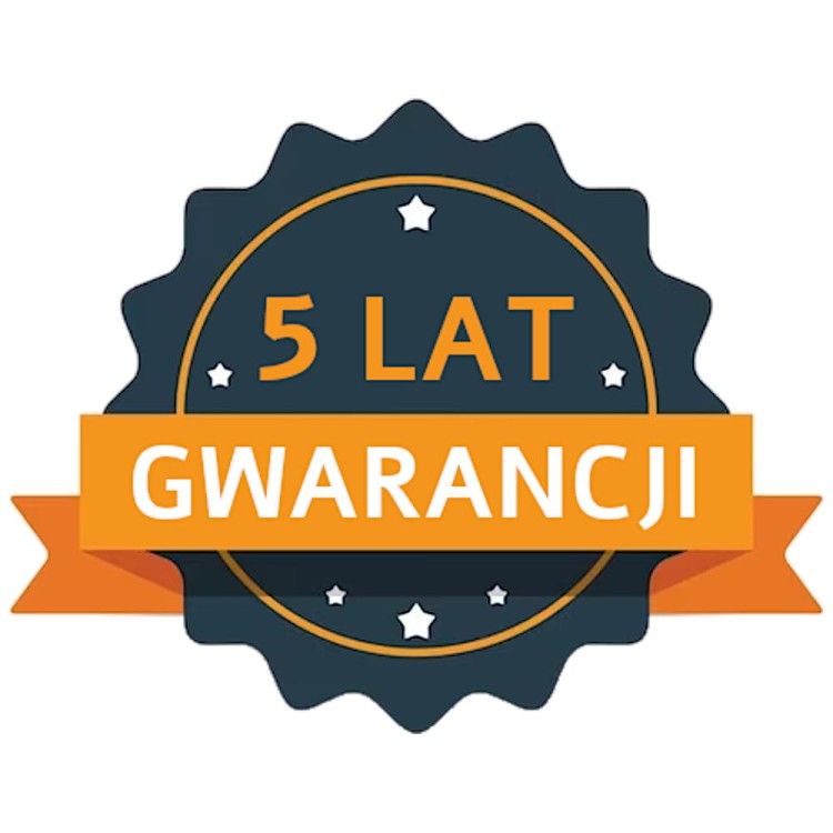 5 lat gwarancji