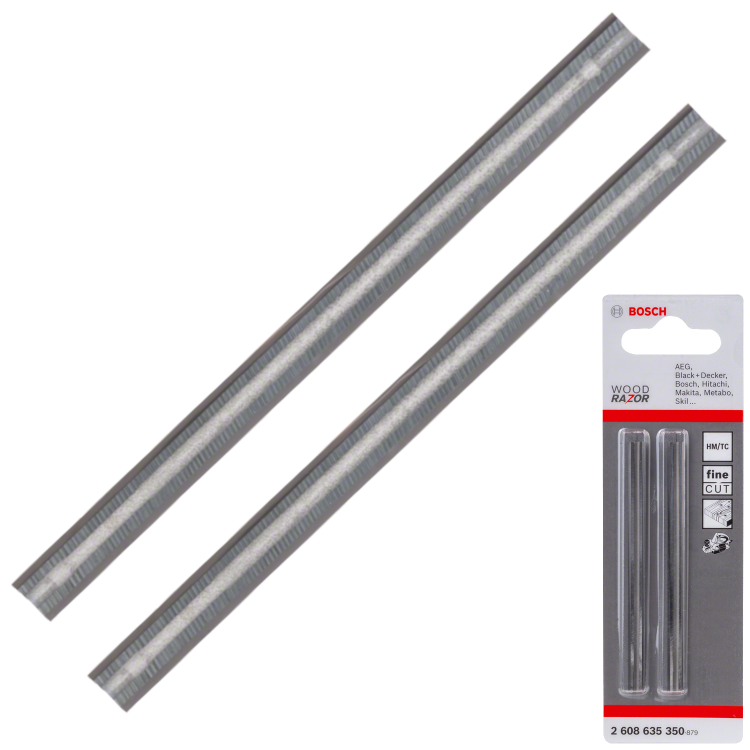 BOSCH Nóż dwustronny 82mm ostrze do strugów GHO PHO 2szt.
