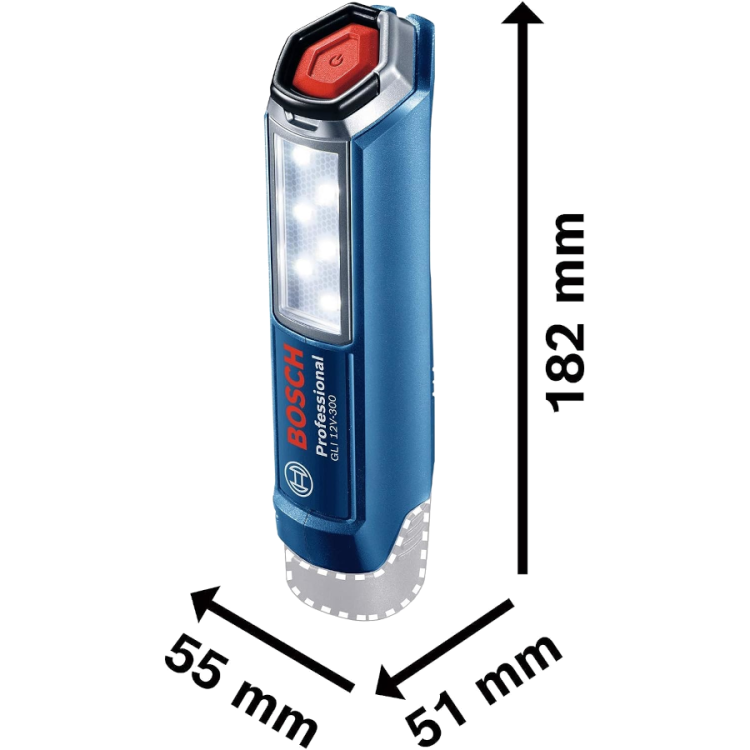 BOSCH 06014A1000 Lampa budowlana 12V 300lm