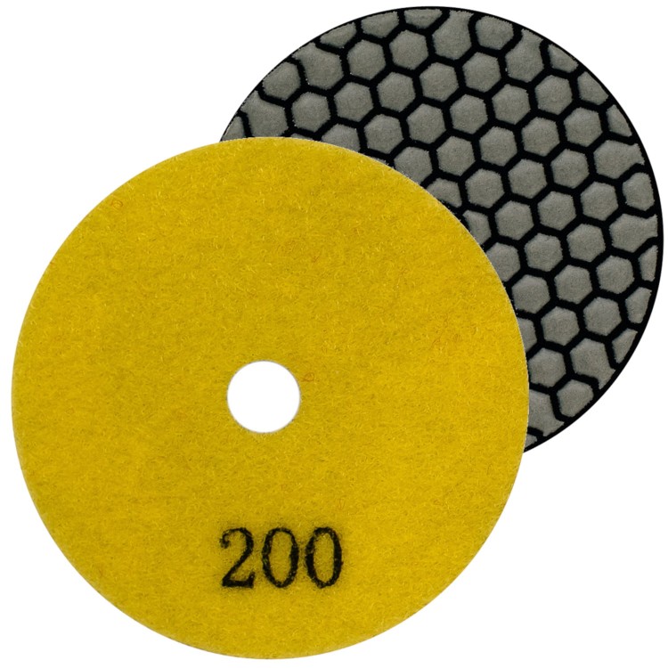 SADU 114202B Dysk polerski diamentowy , na rzep 100mm, GR.200