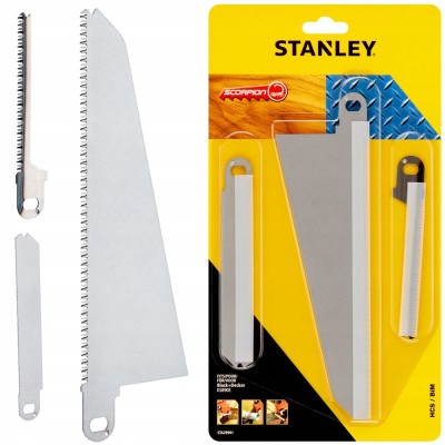 Zestaw brzeszczotów Scorpion drewno i metal 3szt. Stanley STA29991