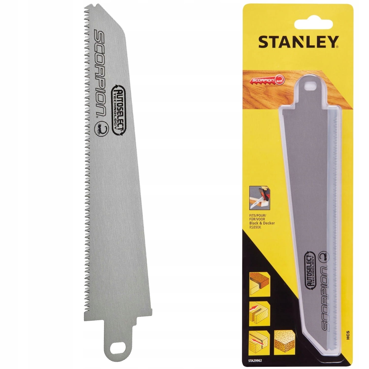 Brzeszczot do drewna do pilarki Scorpion Stanley STA29962