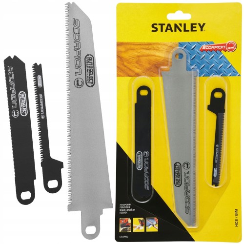 Zestaw brzeszczotów Scorpion do drewna metalu 3szt. Stanley STA29992