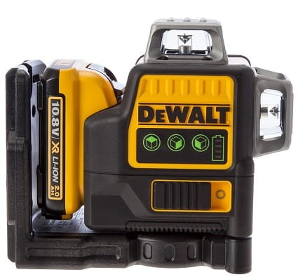 DeWalt DCE089D1G laser krzyżowy akumulatorowy z zieloną wiązką