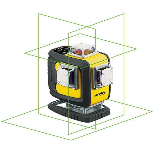 Laser krzyżowy zielony 4x360° Nivel System