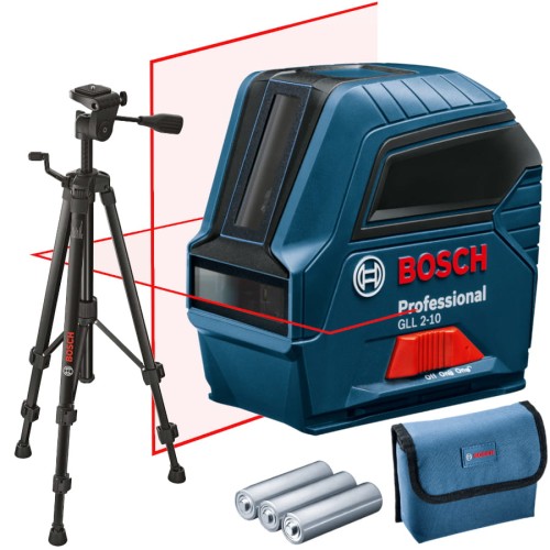 Bosch GLL 2-10 Laser krzyżowy + statyw Bosch BT-150