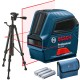 Bosch GLL 2-10 Laser krzyżowy + statyw Bosch BT-150