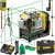 DEWALT DCE089D1G Laser samopoziomujący 3x 360° zielony + czujnik DE0892G + statyw, tyczka GT-360, łata GT-240