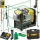 DEWALT DCE089D1G Laser samopoziomujący 3x 360° zielony + czujnik DE0892G + statyw, tyczka GT-360, łata GT-240