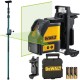 DEWALT DW088CG Laser krzyżowy zielony + tyczka GT320