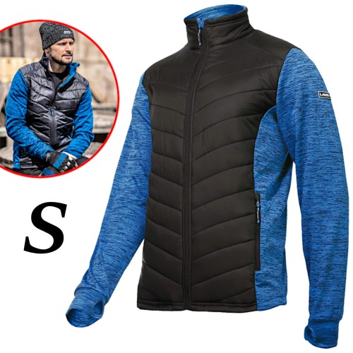 LAHTI PRO L40133 Bluza robocza pikowana ocieplana niebiesko-czarna roz. S
